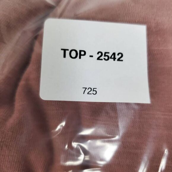 Maurices 2X Mauve Pink Sleeveless Ruffle Neck Henley Smocked Tank Top - Picture 8 of 8